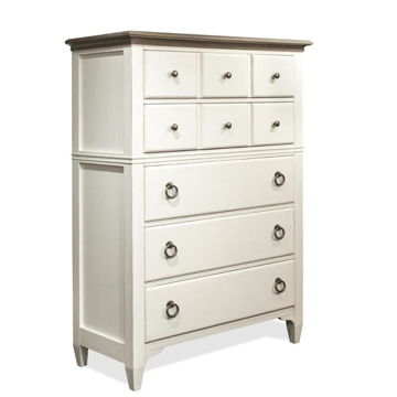 Picture of Myra White 5 Drawer Chest