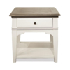 Picture of Myra White 24" 1 Drawer End Table