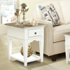 Picture of Myra White Chairside Table