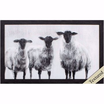 Picture of Rustic Sheep Wall Art