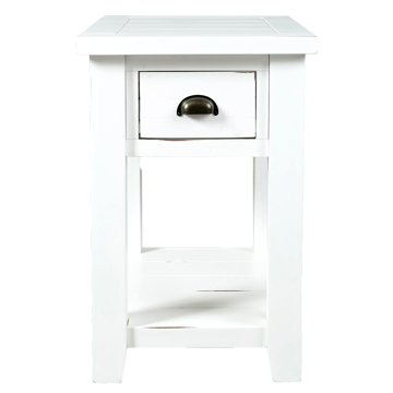 Picture of Artisan White Chairside Table