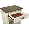Picture of Caraway Aged Ivory 1 Drawer Nightstand