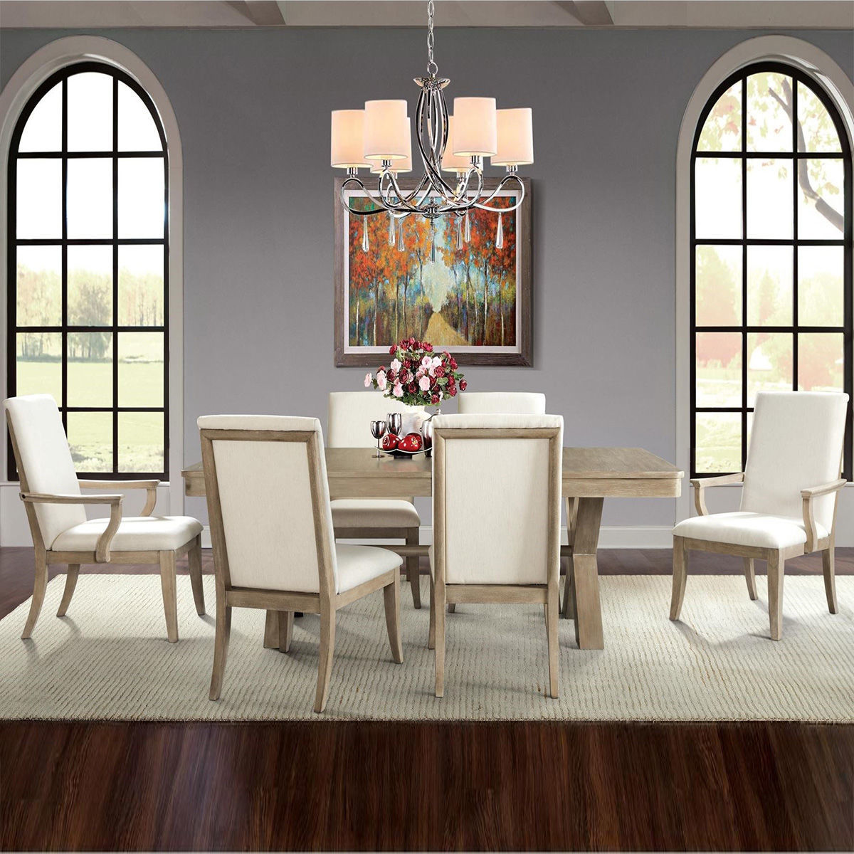 Picture of Sophie 7 Piece Trestle Dining Set