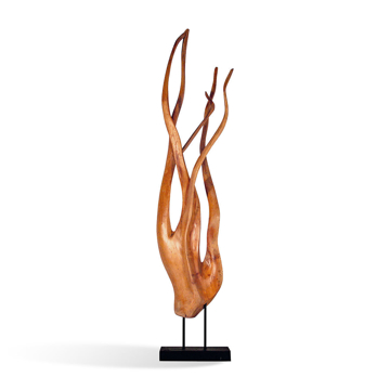 Picture of Abstract Teak Art Sculpture
