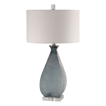 Picture of SMOKEY BLUE FROSTED T-LAMP