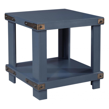 Picture of SAWYER NAVY END TABLE