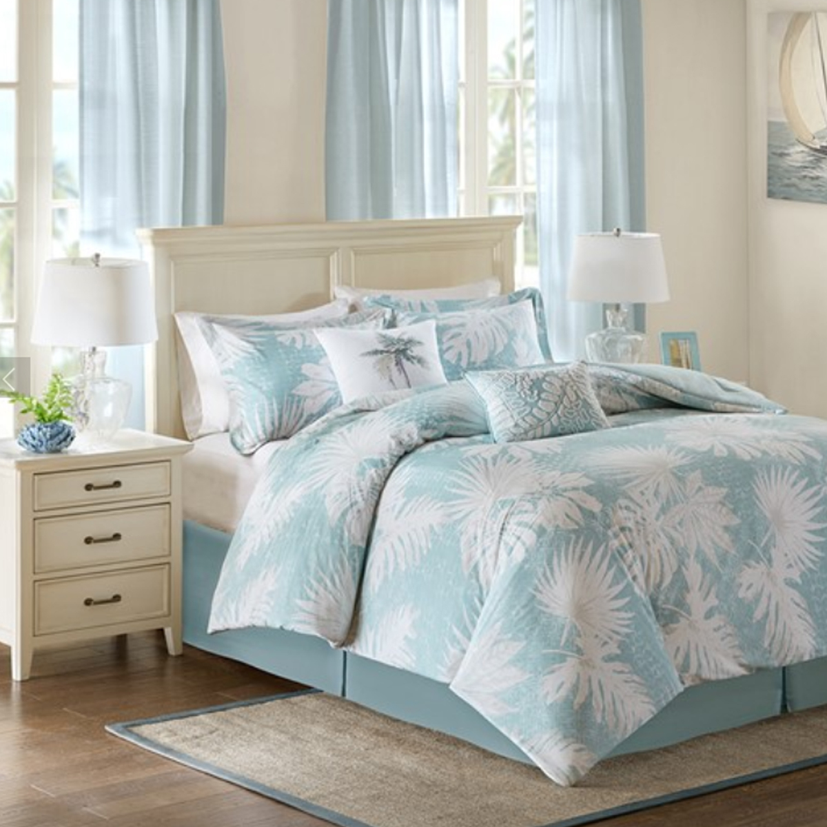 Picture of PALM GROVE 6 PIECE COMFORTER SET - KING