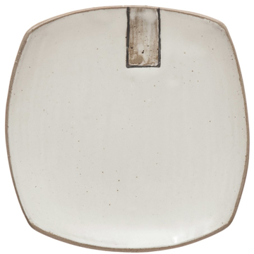 Picture of 6X6 STONEWARE PLATE IN WHITE