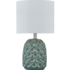 Picture of MOORBANK TEAL TABLE LAMP