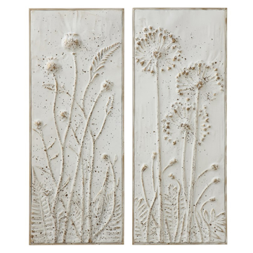 Picture of METAL FLORAL WALL ART (Set of 2)