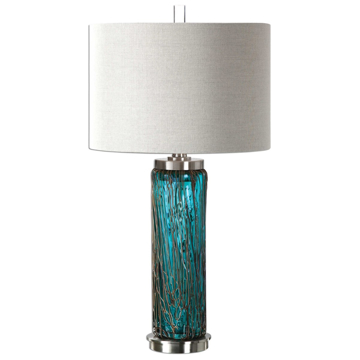 Picture of BLUE GLASS BASE T-LAMP