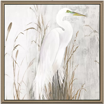 Picture of HERON IN THE REEDS PRINT
