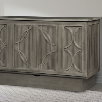 Picture of BRUSSELS QUEEN GRAY CREDENZA CABINET BED