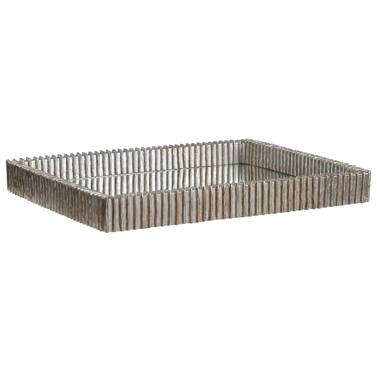 Picture of TALMAGE SILVER LEAF RECT TRAY