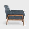 Picture of TOMAS BLUE ACCENT CHAIR