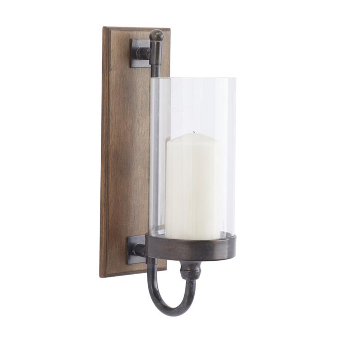 Picture of BROWN WOOD FARMHOUSE WALL SCONCE