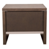 Picture of FORM 2 DRW NIGHTSTAND W/GL
