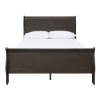 Picture of LOUIS SLEIGH KING BED IN BROWN