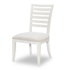 Picture of EDGEWATER WHT LADDER BK CHAIR
