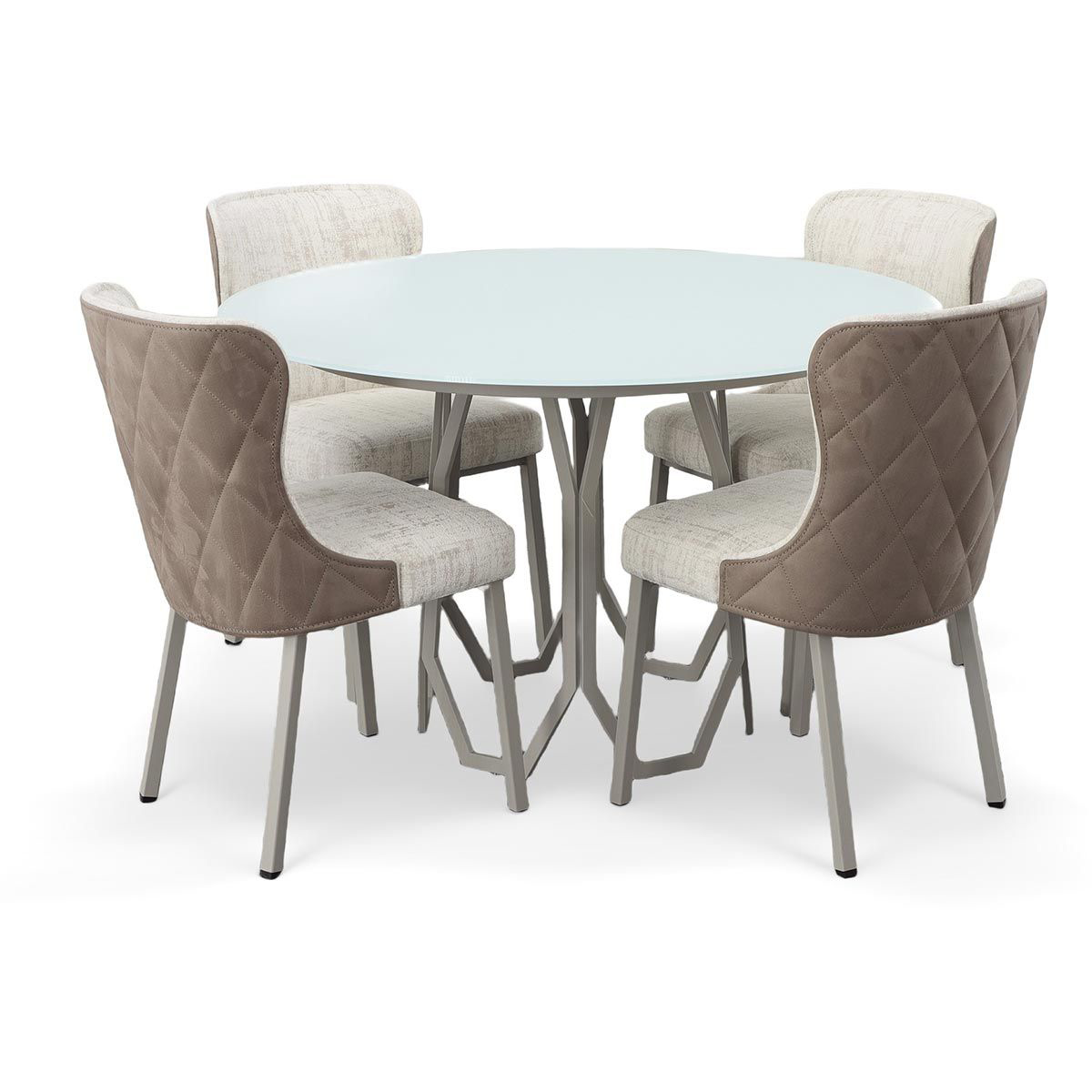 Picture of OPAL 48" RND 5PC DINING SET