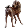 Picture of DOG & BUTTERFLY SCULPTURE