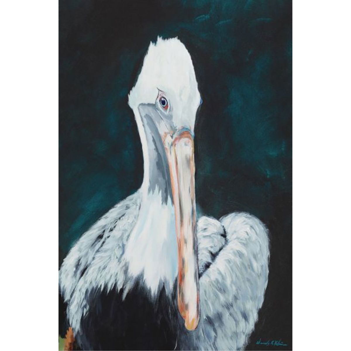 Picture of PATTY PELICAN 40X60 CANVAS