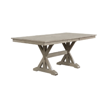 Picture of Carmel Gray 78" Dining Table WITH 18" BUTTERFLY