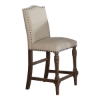 Picture of Xcalibur Upholstered Limed Gray Barstool
