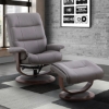 Picture of KNIGHT HAZE SWIVEL CHAIR WITH OTTOMAN