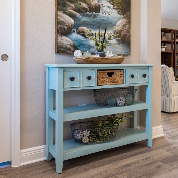 Picture of Islamorada Glacier Blue Entry Table