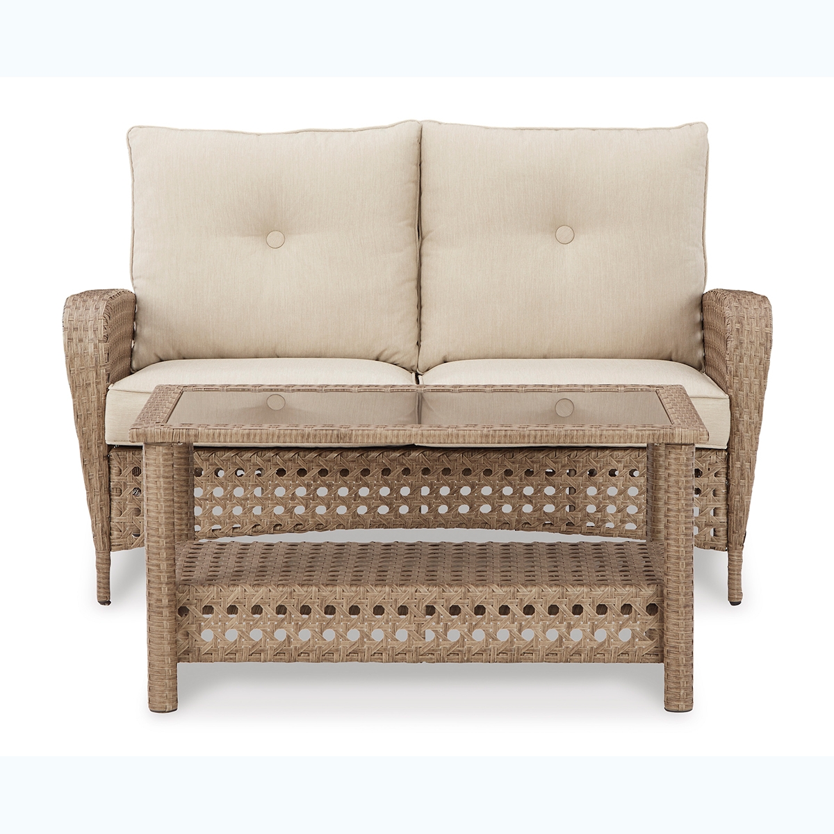 Picture of BRAYLEE LOVESEAT W/COCKTAIL TB