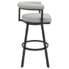 Picture of MAGNOLIA IN BLACK AND GREY 26" COUNTER STOOL