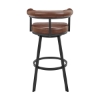 Picture of MAGNOLIA BLACK AND COFFEE 26" COUNTER STOOL