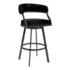 Picture of SATURN MINERAL AND BLACK 26" COUNTER STOOL
