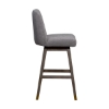 Picture of AMELIA GREY OAK AND MOCHA 26" COUNTER STOOL