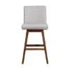 Picture of ISABELLA BROWN OAK AND TAUPE 30" BARSTOOL