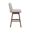Picture of ISABELLA BROWN OAK AND TAUPE 30" BARSTOOL