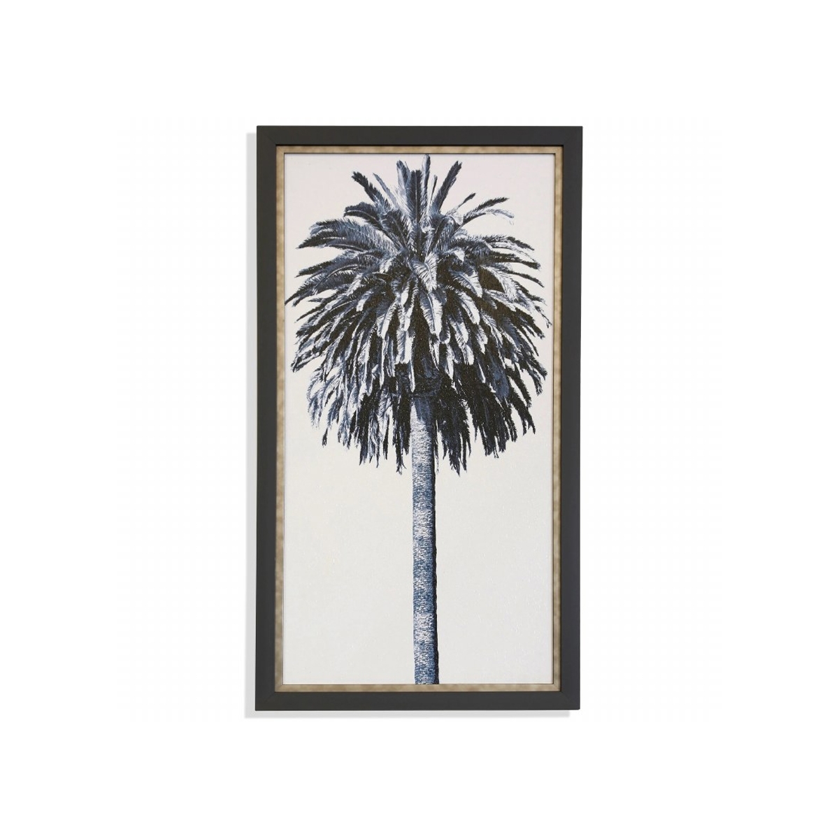 Picture of PALM TREE BLUE II TEXT ART