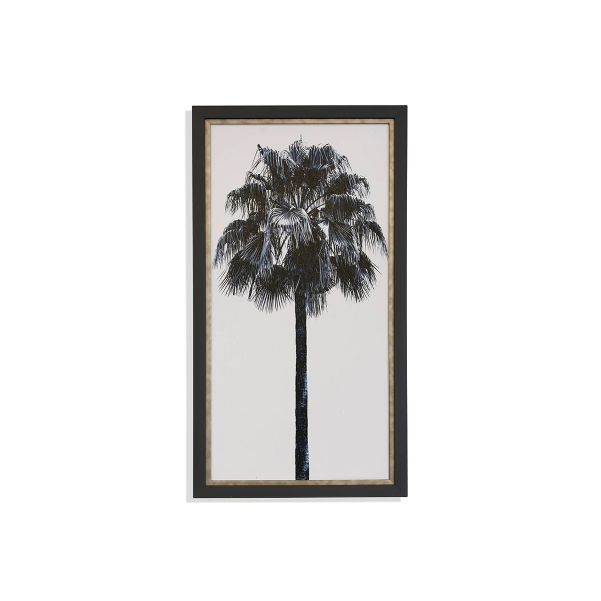 Picture of PALM TREE BLUE IV TEXT ART