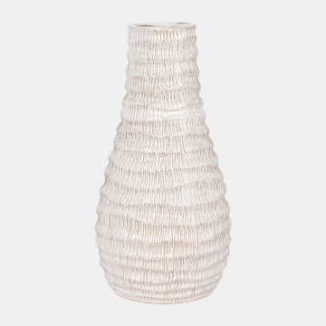 Picture of 11" RIBBED IVROY VASE