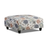 Picture of REYLAN SQUARE OTTOMAN-FLORAL