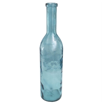Picture of TEAL SPANISH GLASS TALL VASE