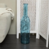 Picture of TEAL SPANISH GLASS TALL VASE