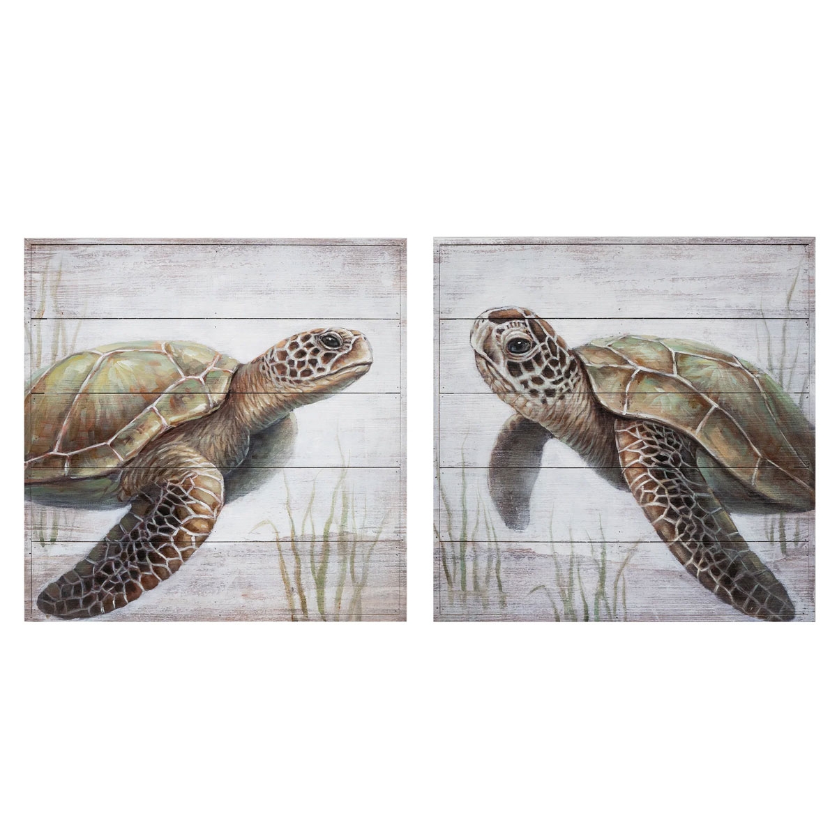 Picture of SEA TURTLES S/2 WALL ART