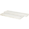 Picture of S/2 RECT MARBLE TRAYS