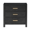 Picture of FRESNO BLK 3DRW NIGHTSTAND
