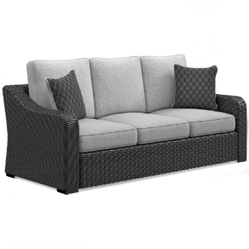 Picture of BEACH HOUSE BLACK SOFA